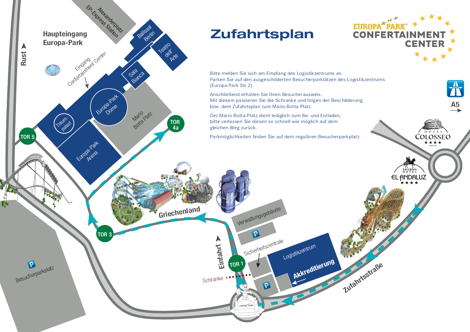 Anfahrt Marktplatz LOF und EDF