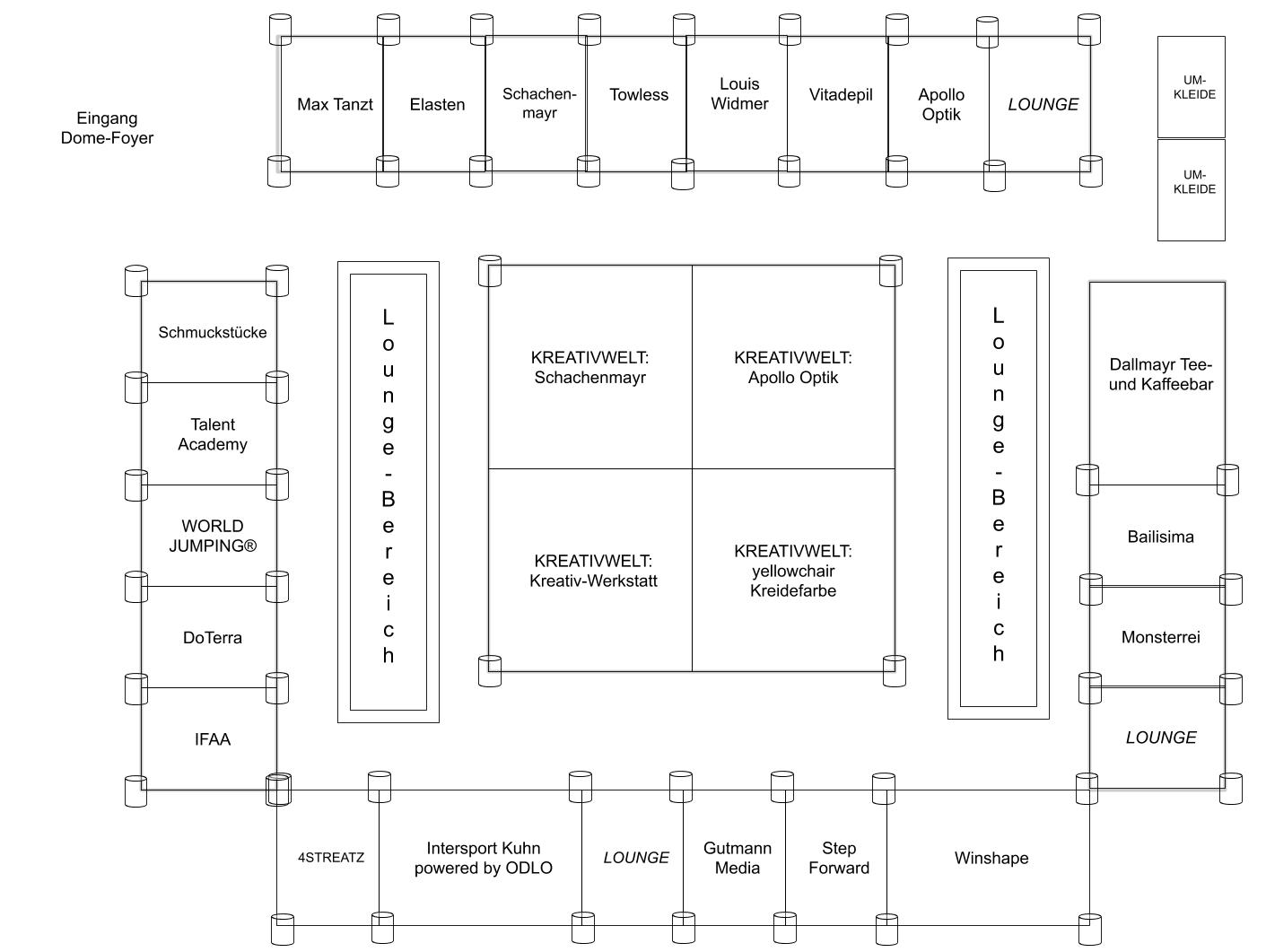 Lageplan Marktplatz LOF 2020